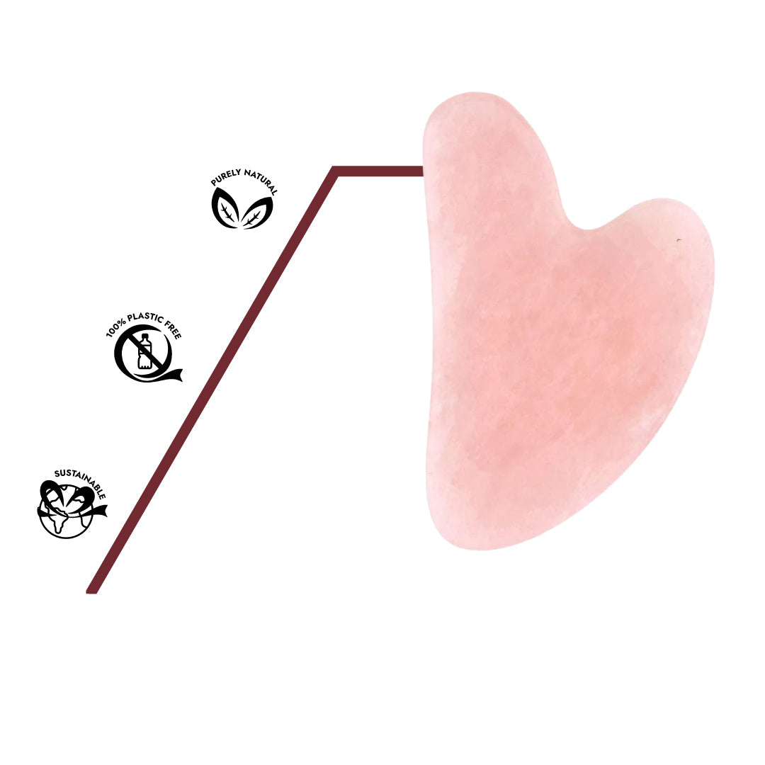 Gua Sha Rosenquarz