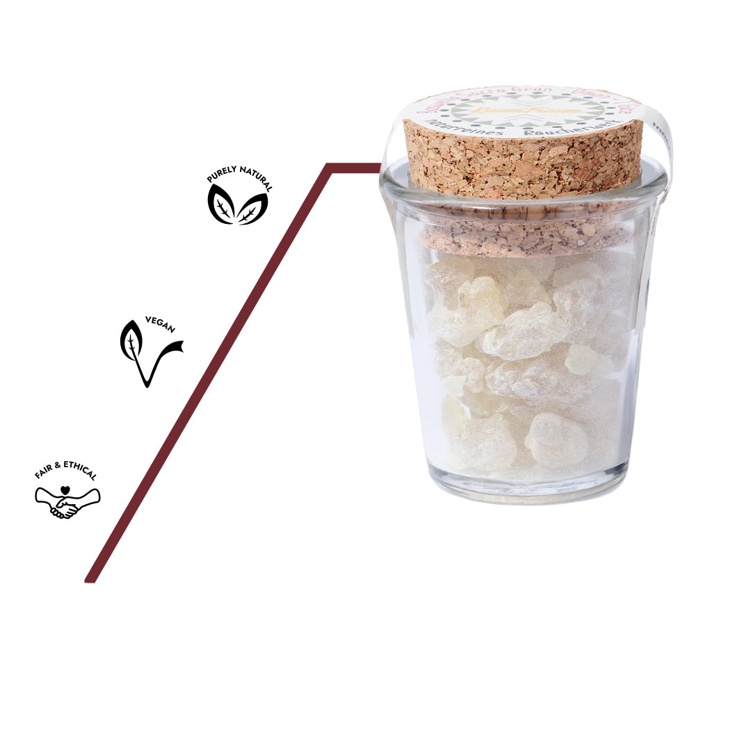 Premium-Weihrauch aus Oman, handgeerntet in ethisch vertretbaren Mengen, unterstützt soziale Projekte