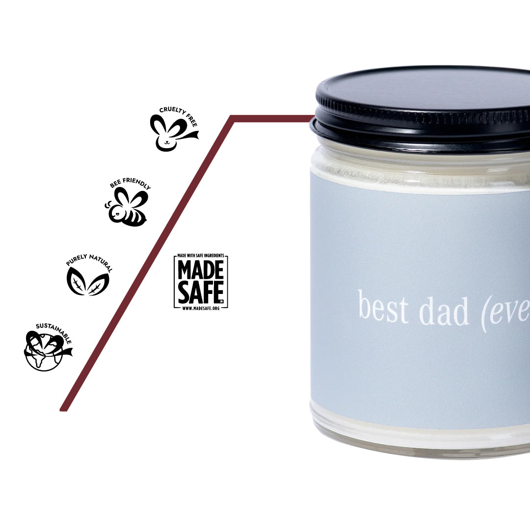 Best Dad Ever - Zypressen Salbei Patchouli Dufzkerze