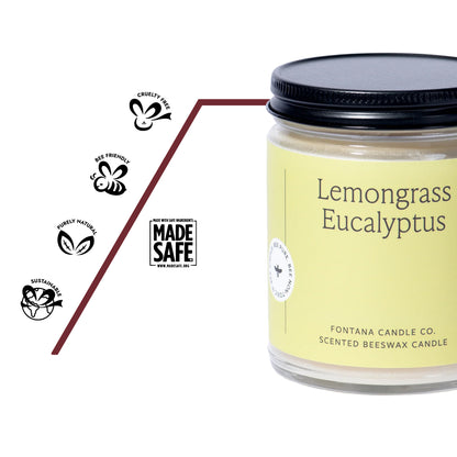 Zitronengras Eukalyptus - Ätherische Duftkerze