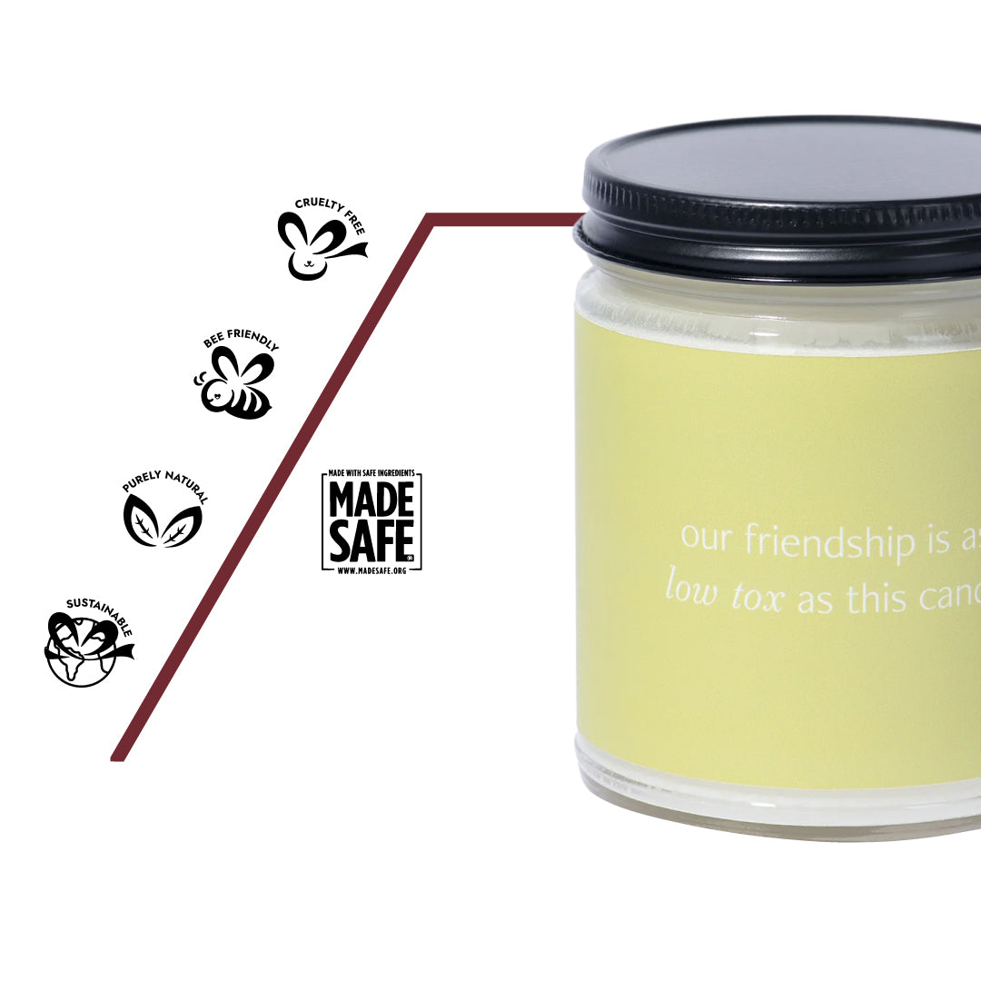 Low Tox Friendship - Zitronengras Eukalyptus Duftkerze