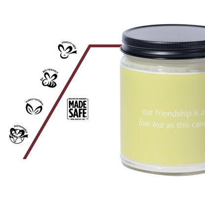 Low Tox Friendship - Zitronengras Eukalyptus Duftkerze