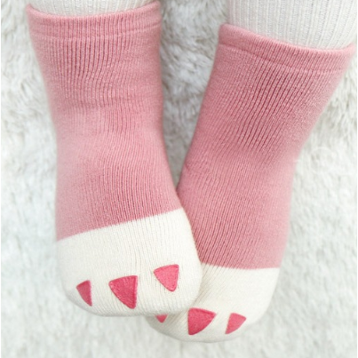 Socken Bärentatze Rosa