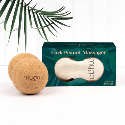 Myga Cork Peanut Korkmassage Erdnuss für gezielte Selbstmassage