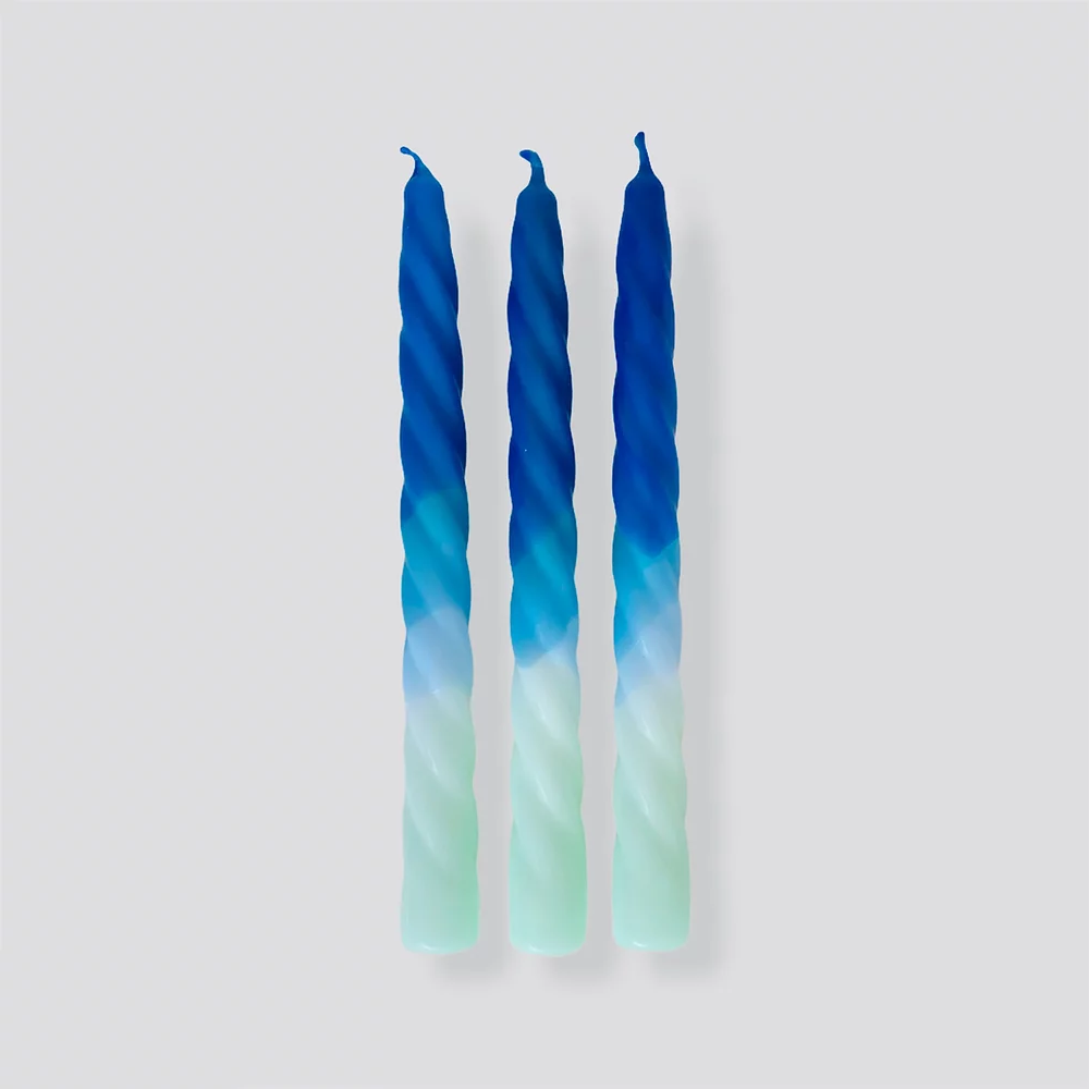 Kerze Dip Dye Twisted