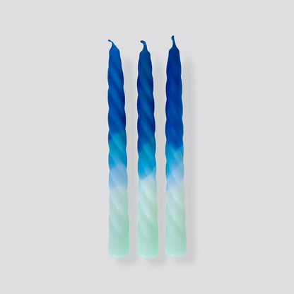 Kerze Dip Dye Twisted